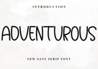 Adventurous Font - Featured Image