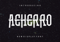 Aeherro Font - Featured Image