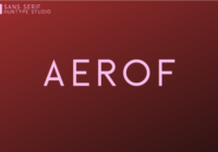 Aerof Font - Featured Image