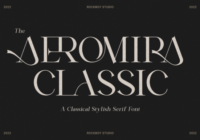 Aeromira Classic Font - Featured Image