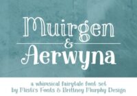 Aerwyna & Muirgen Font Duo Font - Featured Image
