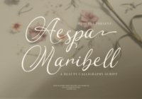 Aespa Maribell Font - Featured Image