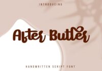 After Butler Font - Featured Image