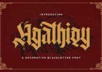 Agathiqy Font - Featured Image
