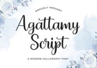 Agattamy Script Font - Featured Image