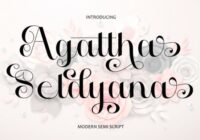Agattha Seldyana Font - Featured Image