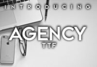 Agency Font - Featured Image