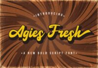 Agies Fresh Font - Featured Image