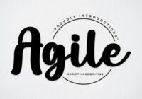 Agile Font - Featured Image
