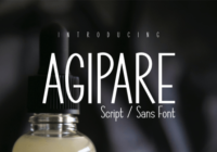 Agipare Font - Featured Image
