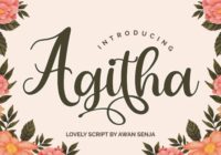 Agitha Font - Featured Image