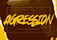 Agression Font - Featured Image