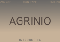 Agrinio Font - Featured Image