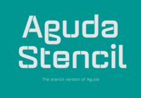 Aguda Stencil Family Font - Featured Image
