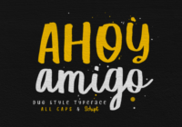 Ahoy Amigo Font - Featured Image