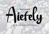 Aiefely Font - Featured Image