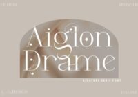 Aiglon Drame Font - Featured Image
