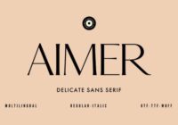 Aimer Font - Featured Image