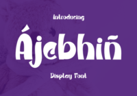 Ajebhin Font - Featured Image