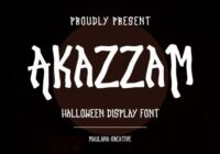 Akazzam Font - Featured Image