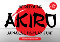 Akiro Font - Featured Image