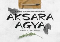 Aksara Agya Font - Featured Image