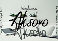 Aksoro Font - Featured Image