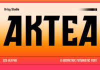 Aktea Font - Featured Image