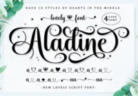 Aladine Font - Featured Image