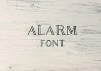 Alarm Font - Featured Image