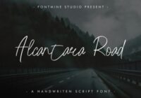 Alcantara Road Font - Featured Image