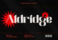 Aldridge Font - Featured Image