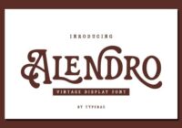 Alendro Font - Featured Image