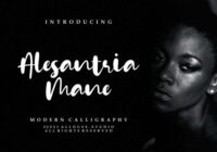 Alesantria Mane Font - Featured Image