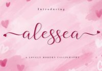 Alessea Font - Featured Image