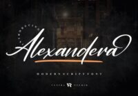 Alexandera Font - Featured Image