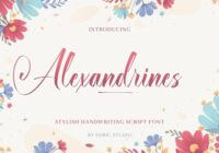 Alexandrines Font - Featured Image