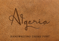 Algeria Font - Featured Image