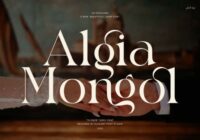 Algia Mongol Font - Featured Image