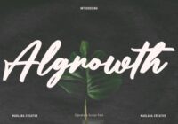 Algrowth Font - Featured Image