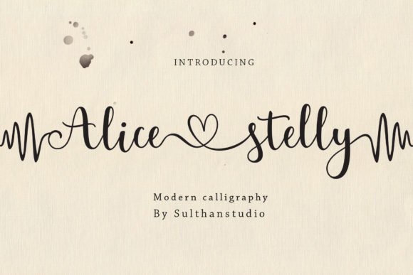 Alice Stelly Font - Featured Image