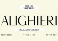 Alighieri Font - Featured Image
