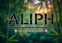 Aliph Font - Featured Image