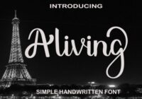 Aliving Font - Featured Image