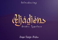 Aljadien Font - Featured Image