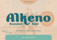 Alkeno Font - Featured Image