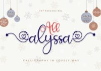 All Alyssa Font - Featured Image