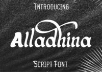 Alladhina Font - Featured Image