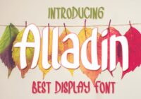 Alladin Font - Featured Image