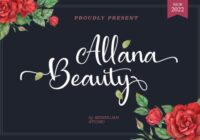 Allana Beauty Font - Featured Image